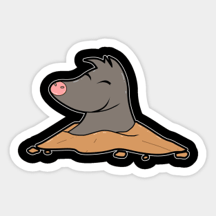 Mole Comic Sticker